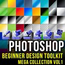 DESIGN TOOLKIT FOR PHOTOSHOP (CS,CS2, CS3,CS4, CS5, CS6, CC) - BEGINNER VOL1