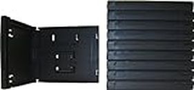 (10) Standard Empty Replacement Game Cases - Compatible with Black Nintendo DS - VGBR14DSBK