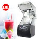 2600W Commercial Soundproof Smoothie Blender Machine Fruit Juicer Maker Mixer US