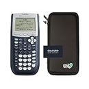CALCUSO Basic Set: TI-84 Plus Graphing Calculator + WYNGS Protective Case Black + Extended Warranty