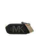 Mk Logo Zipped Clutch Bag