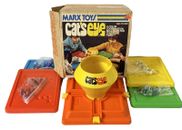 Vintage 1970's Marx Toys Cat's Eye Marble Board Game In Original Box