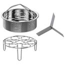 Stainless Steel Steamer Basket Kitchen Appliance Part for Cooking Eggs Vegetable