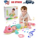 Juguetes para bebés de 0 a 6 meses - Cosas musicales sensoriales de desarrollo animal juguete sonajero