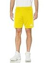 adidas Men's Squadra 21 Shorts, Team Yellow/White, Large