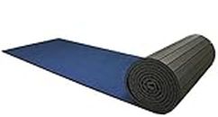 Cannons UK Rollaway Mat. Different sizes and Colours available Vinyl Top (Blue, 6m x 1.5m x 40mm)
