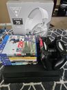 Sony PlayStation 4 Console - 500 GB (CUH1215A) Bundle 6 Games 2 Controllers PS4