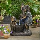 Indoor/outdoor Fountain Statue Resin Garden Sculpture Courtyard Art Decorat*wf