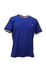 Harmont & Blaine T-Shirt Manica Corta con Dettagli Rigati IRL188021223 Blu Chiaro Blu