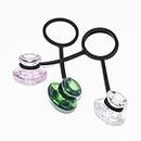 Replacement Accessory Part,Universal Cover with Silicone Case,Green/Pink/Clear (3 PCS）