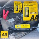 Cargador de Batería de Coche Inteligente AA Reparación Automática Pulso 6V 12V 1.5A AGM/GEL