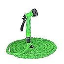 Portible Hose Pipe, Expandable Magic Hose Garden Pipe, 15m 50 Feet Expandable Garden Hose for Car Washing Gun Retractable Garden Watering Hose Pipe with Gun for Car (15m 50 Feet)(pack of 1).
