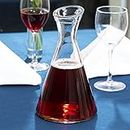 Oberglas Pisa Bar Pitcher/Carafe/Water/Milk/Juice/Cocktail/Whiskey/Rum/Wine Decanter Glass, 1 Litre (1000ml) Clear