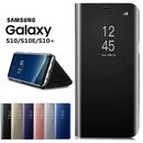 COVER per Samsung Galaxy S10 / S10 E / S10+ PLUS FLIP ORIGINALE MIRROR Case SLIM