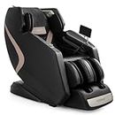 COSTWAY Massage Chair for Home, Electric Zero Gravity 3D SL Track Full Body Massage Recliner with Heat, LCD Touch Screen, Airbags, Bluetooth Speaker and 12 Massage Programs, Relax Shiatsu Massager
