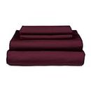 MyPillow Percale Bed Sheets, King, Mulberry