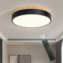 Modern LED Flush Mount Ceiling Light Memory Function Close-to-Ceiling Lights