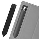 2 Pack Pencil Sleeve Compatible with Apple Pencil 1st 2nd Gen, YUOROS Stylus Surface Pen Holder Stick on iPad Air 5/4, iPad Pro 11"&12.9", iPad Mini 6 (Grey, Black)