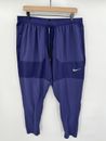 Nike Dri Fit Phenom Elite Running Pants Purple Reflective Men's Size XXL
