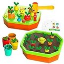 Easter Basket Stuffers - Toddlers Montessori Toys for Baby Boys Girls Age 1 2 3 4 5 Two Year Old - Kids Educational Learning Activities - Carrot Color Sorting Games - Sensory Bin for Gifts 18 Month