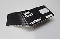10 Pack Verizon Wireless 4G LTE SIM Card - All 3 Sizes (3-in-1), Nano/Micro/Standard Sizes (4FF / 3FF / 2FF)