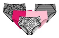Delta Burke Intimates Women's Stretch Microfiber Brief Panties 5-Pack