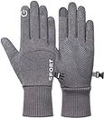 HHADEK Tomorrow Winter Mens Women Gloves Warm Touchscreen Gloves Windproof Anti-Slip Gloves for Men Outdoor Sports Gloves Thermo Handschoenen