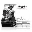 Elton Batman Arkham Knight Gray Theme 3M Skin Sticker Cover for PS4 Pro Console and Controllers [Video Game]