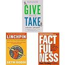 GIVE AND TAKE: A REVOLUTIONARY APPROACH TO SUCCESS & LINCHPIN & FACTFULNESS
