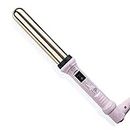 L'ANGE HAIR Ondulé Titanium Curling Wand | Professional Hot Tools Curling Iron 1.25 Inch | Salon Hair Styling Wands for Beach Waves | Best Hair Curler Wand for Frizz-Free, Lasting Curls