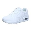 Skechers Women's Uno - Stand On Air Sneaker, White, US 8