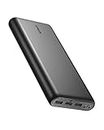 Anker Power Bank, PowerCore 26800mAh Portable Charger with Dual Input Port and Double-Speed Recharging, 3 USB Ports External Battery for iPhone 15/14/13 Series, iPad, Galaxy, Android and More