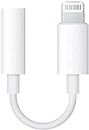 Lightnin_g to 3.5 mm Headphone Jack Adapter, 1 Pack iPhone 3.5mm Headphones/Earphones Aux Audio Dongle Adapter Compatible for 14 13 12 11 XS XR X 8 7, Support All iOS (White)