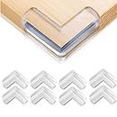 Safety Corner Protectors Guards, 8Pcs Baby Proofing Safety Corner Clear Furniture Table Corner Protection, Kids Soft Table Corner Protectors for Child for Furniture Against Sharp Corners