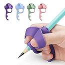 Pencil Grips for Kids Handwriting ZZWS Ergonomic 5 Fingers Pencil Grippers Posture Correction Writing Aid Grips for Toddler Preschoolers Students,Pencil Grips for Kids,School Kindergarten Supplies