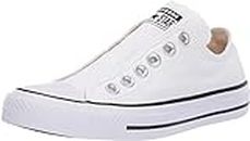 CONVERSE ALL STAR Chuck Taylor All Star Slip On - Unisex Casual Shoes - White/Black/White - Mens US 11 / Womens US 13