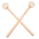 Totority 2 pcs Snare Drum Hammer marimba instrument beginner drumsticks wooden felt drum sticks electronic 5a
