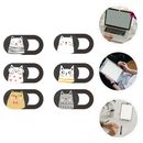  Cubierta deslizante para cámara portátil de 6 piezas para computadora tableta ocultar japonés