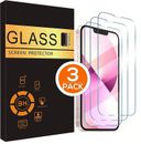 3-PACK For iPhone 15 14 13 12 11 Pro Max X XS XR Tempered GLASS Screen Protector