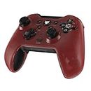 EvoFox Elite X Wireless Gamepad for PC with Dual Vibration Motors, 2 Macro Back Buttons, Low Latency Plug and Play, Free USB Extender, Translucent Shell Controller for pc (Red)