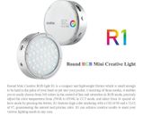 Godox R1 Mini RGB LED Ring Light for Photo Video Record Camera Shoot Lighting
