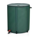 Gymax 60 Gallon Portable Rain Barrel Water Collector Collapsible Tank W/spigot Filter Plastic in Green | 27.5 H x 24 W x 24 D in | Wayfair GYM02461