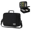 Large Electronics Organizer Thickened Cable Organizer Bag For 11" Ipad Travel Te