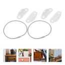  4 Sets Furniture Wall Anchors Furniture Straps Bookcase Cabinet Anchors for