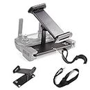 KUUQA Aluminum-Alloy Foldable Tablet Stand Holder Extender with Lanyard for Mavic Pro/Mavic 2/Mavic Air/DJI Spark Remote Controller Device (Drone Not Included)