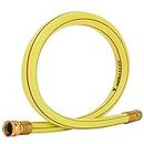 Hannah's Patio Homes Garden 3/4 in. x 3 ft. Short Garden Hose Yellow Lead-Hose Male/Female High Water Pressure with Solid Brass Fittings for Water Softener, Dehumidifier, Vehicle Water Filter 5 Years Warranty #G-H163A07