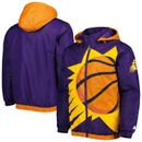 Men's Starter Purple Phoenix Suns The Triple Double Full-Zip Hoodie Jacket