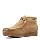 Clarks Men's Shacre Boot Ankle, Dark Sand Suede, 10 US