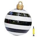 Christmas Inflatable Ball for Christmas Tree Hanging Ball Baubles for Xmas Indoor Outdoor Crafts Decoration PVC Inflatable Ball Family Holiday Party Ball