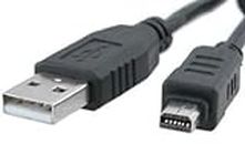 Dragon Trading® - Câble USB haute qualité pour appareils photo numériques Olympus CB-USB5/CB-USB6 - compatible avec les modèles Olympus
